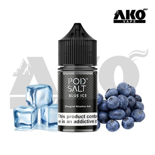 سالت نیکوتین بلوبری یخ پاد سالت POD SALT BLUE ICE | آکو ویپ