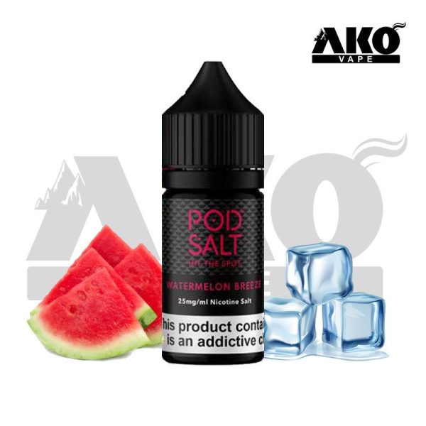 سالت نیکوتین هندوانه یخ پاد سالت POD SALT WATERMELON BREEZE