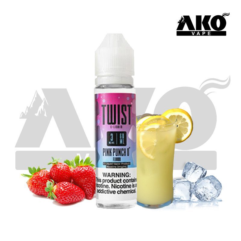 28 مدل بهترین جویس خنک 2025 که باید تست کنید! 26 جویس لیموناد توت فرنگی یخ تویست twist pink punch 0° juice