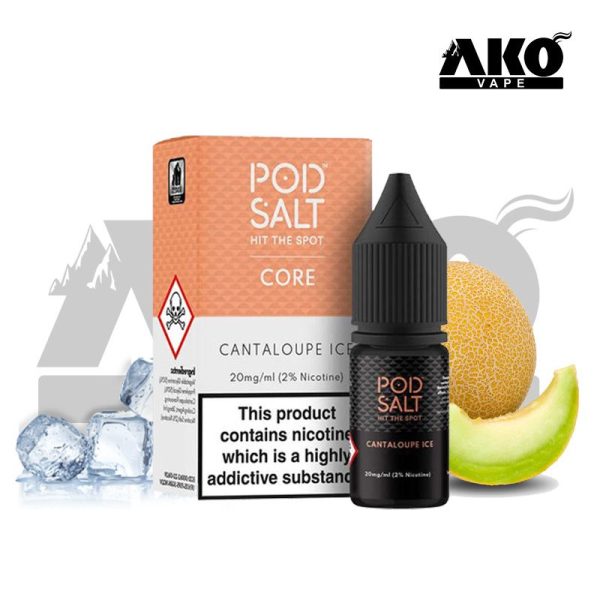 سالت نیکوتین طالبی یخ پاد سالت POD SALT Cantaloupe Ice