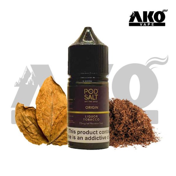 سالت نیکوتین تنباکو تلخ پاد سالت POD SALT LIQUOR TOBACCO