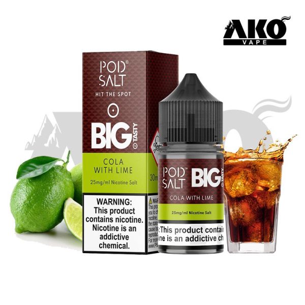 سالت نیکوتین کولا لیمو پاد سالت Pod Salt Cola with Lime