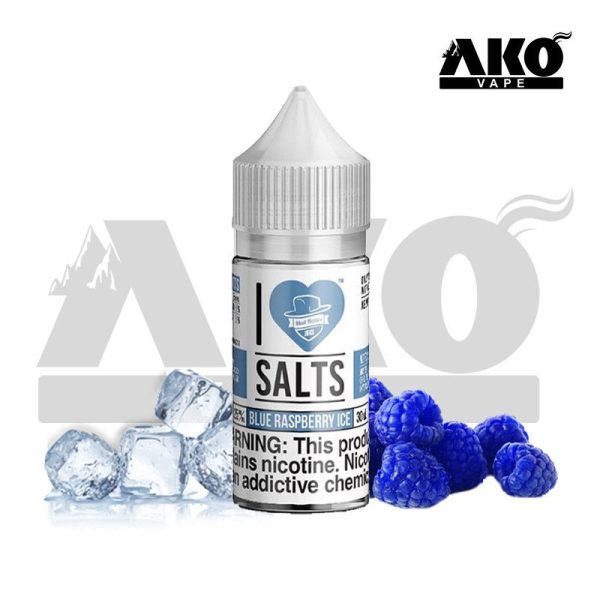 سالت نیکوتین تمشک آبی یخ آی لاو سالت I Love Salts Blue Raspberry Ice