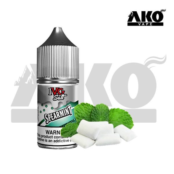 سالت نیکوتین آدامس نعنایی آی وی جی IVG Spearmint SALT