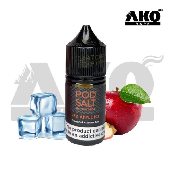 سالت نیکوتین سیب قرمز یخ پاد سالت Pod Salt Red Apple ICE