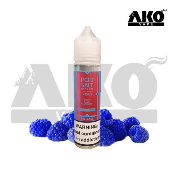 جویس تمشک آبی پاد سالت pod salt Nexus Sour Blue Raspberry juice