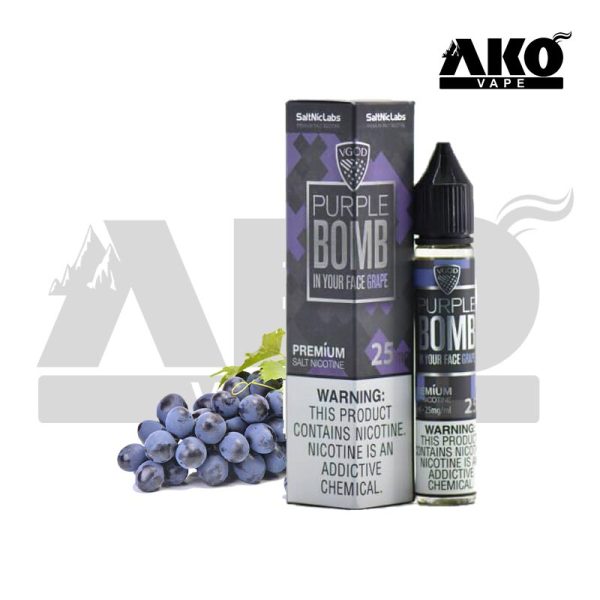 سالت نیکوتین بمب انگور ویگاد VGOD Purple Bomb SaltNic