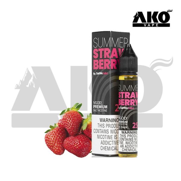 سالت نیکوتین توت فرنگی ویگاد VGOD SUMMER STRAWBERRY SaltNic