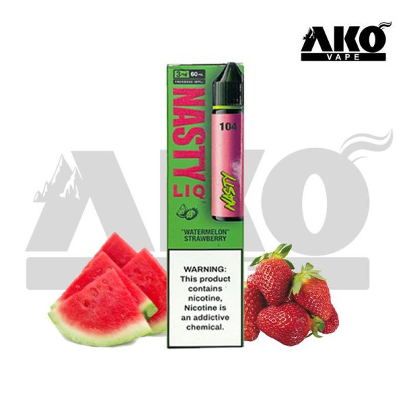 جویس هندوانه توت فرنگی نستی Nasty Watermelon Strawberry juice
