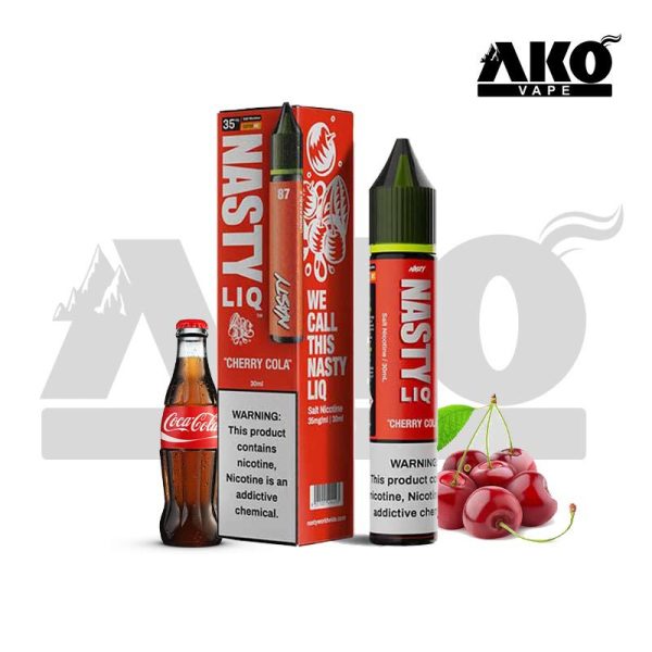 سالت نیکوتین گیلاس نوشابه نستی Nasty Cherry Cola salt