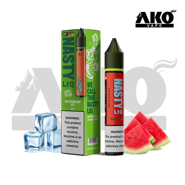 سالت نیکوتین هندوانه یخ نستی nasty Watermelon ice salt