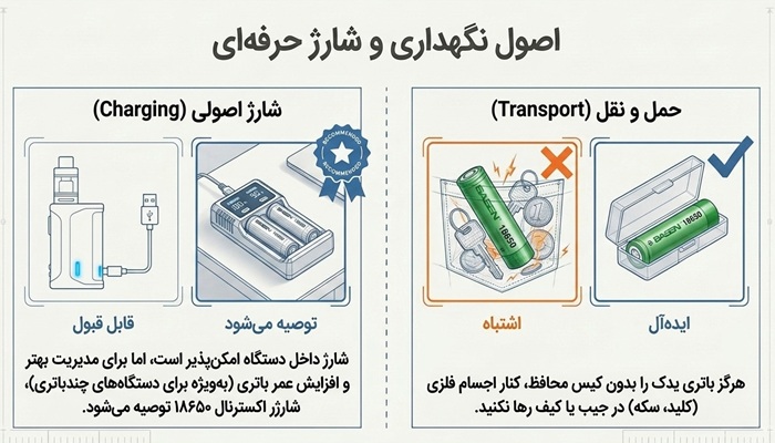 نکات مهم استفاده و نگهداری