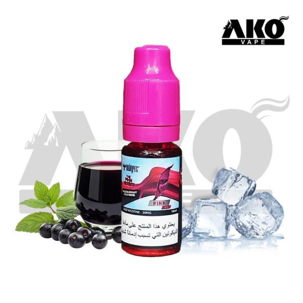 dr vapes Pink ice blackcurrant cold drink salt