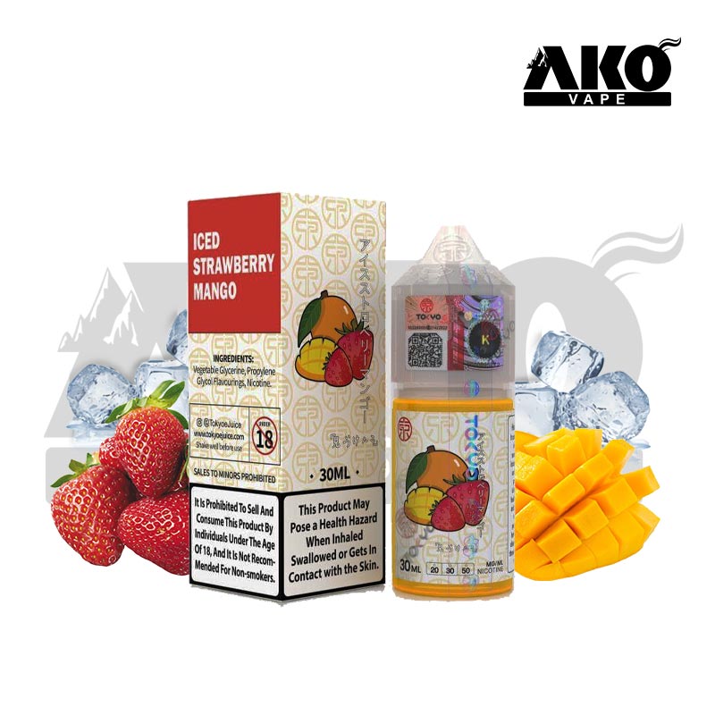 سالت توت فرنگی انبه یخ توکیو iced strawberry mango